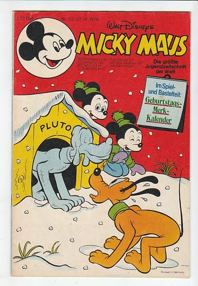 Micky Maus 1978: Nr. 52: