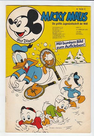 Micky Maus 1973: Nr. 6: