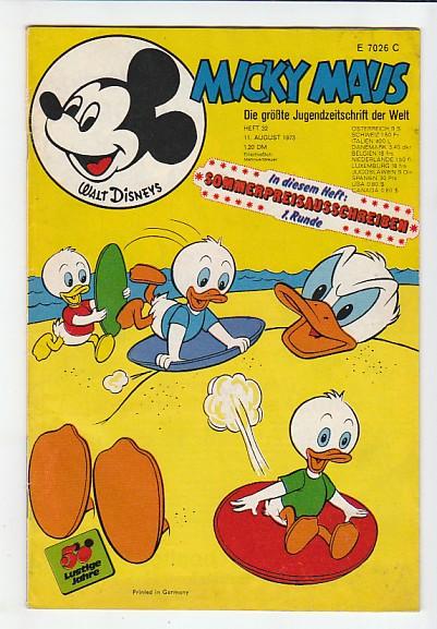 Micky Maus 1973: Nr. 32: