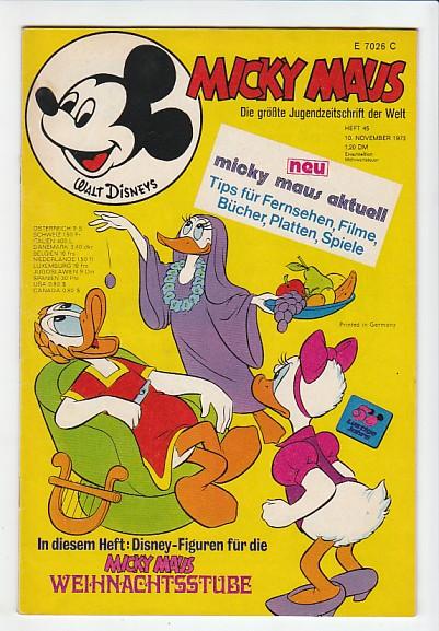 Micky Maus 1973: Nr. 45: