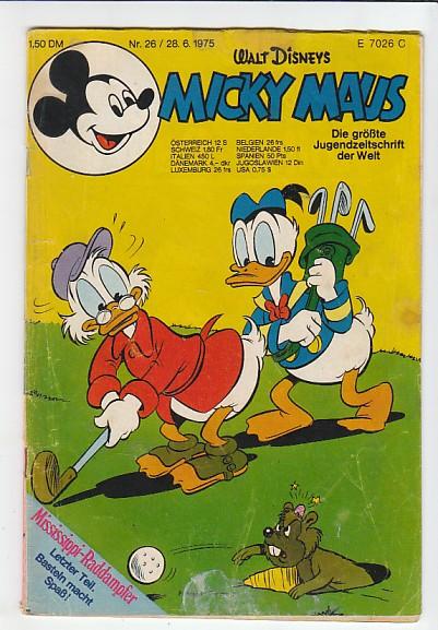 Micky Maus 1975: Nr. 26: