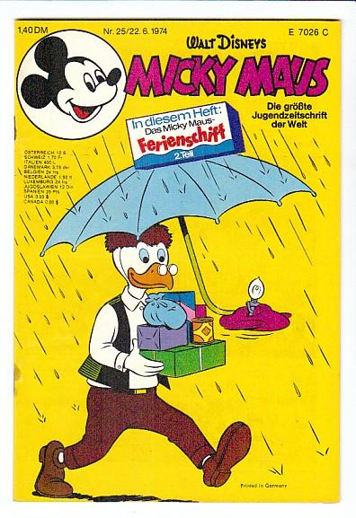 Micky Maus 1974: Nr. 25: