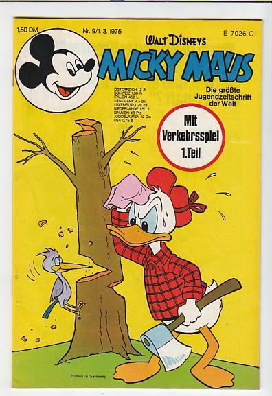 Micky Maus 1975: Nr. 9: