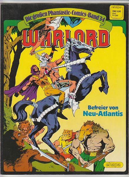 Die großen Phantastic-Comics 34: Warlord: Befreier von Neu-Atlantis