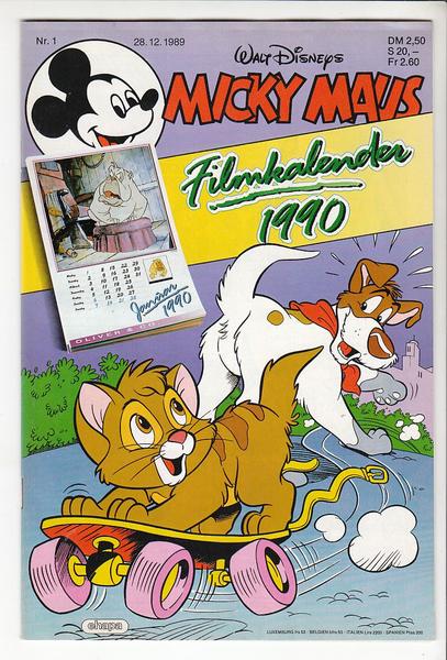 Micky Maus 1990: Nr. 1: