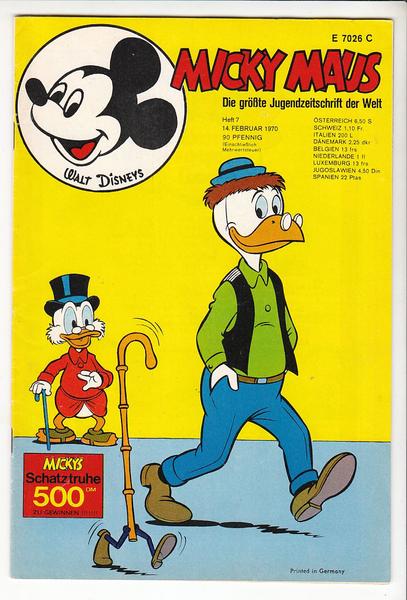 Micky Maus 1970: Nr. 7: