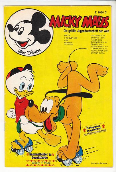 Micky Maus 1970: Nr. 31: