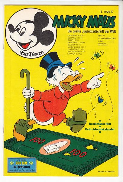 Micky Maus 1970: Nr. 47: