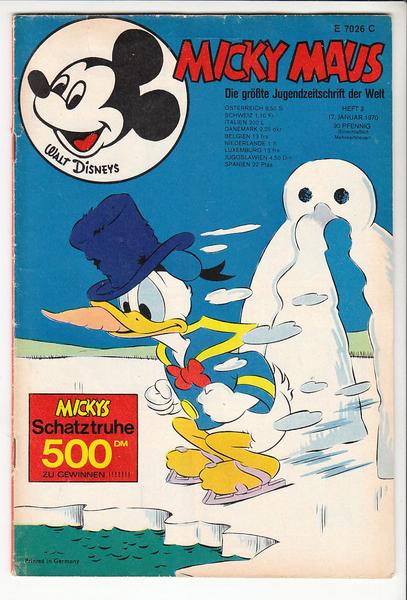 Micky Maus 1970: Nr. 3: