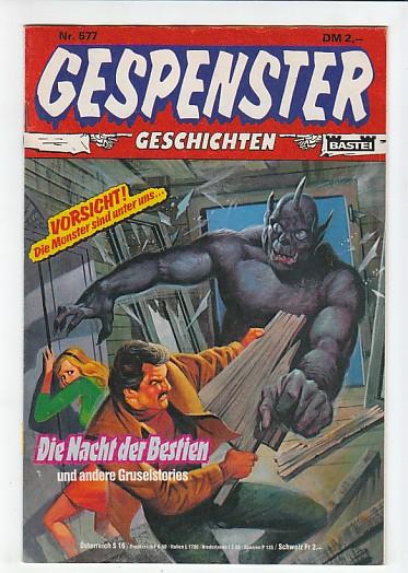 Gespenster Geschichten 577: Die Nacht der Bestien