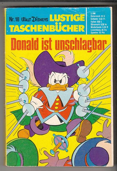 Walt Disneys Lustige Taschenbücher 18: Donald ist unschlagbar (1. Auflage) (LTB)