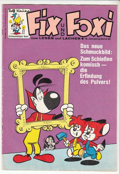 Fix und Foxi: 19. Jahrgang - Nr. 25