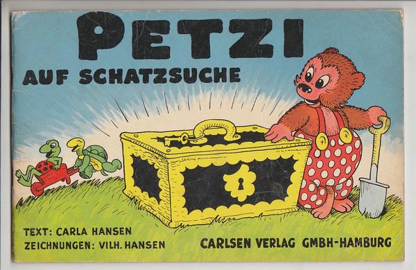 Petzi 6: Petzi auf Schatzsuche (1. Auflage, Querformat)