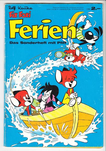 Fix und Foxi Sonderheft 1971: Ferien - Das Sonderheft mit Pfiff