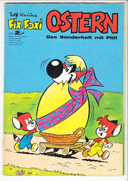 Fix und Foxi Sonderheft 1972: Ostern - Das Sonderheft mit Pfiff
