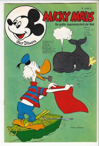 Micky Maus 1972: Nr. 16: