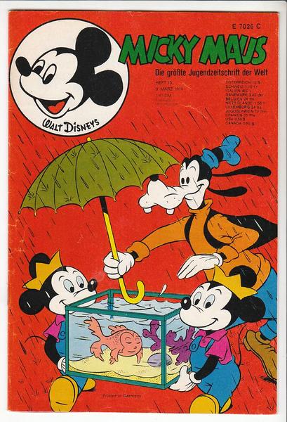 Micky Maus 1974: Nr. 10: