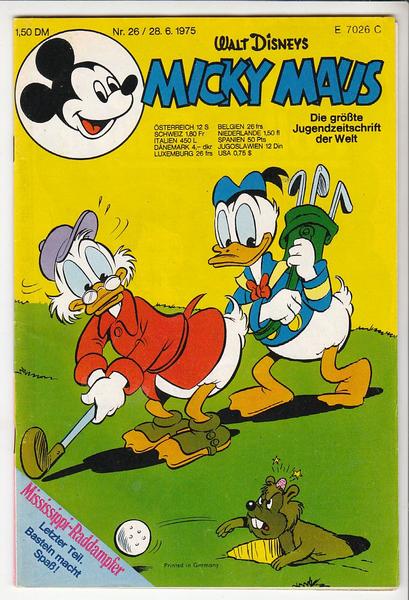 Micky Maus 1975: Nr. 26: