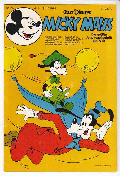 Micky Maus 1975: Nr. 44: