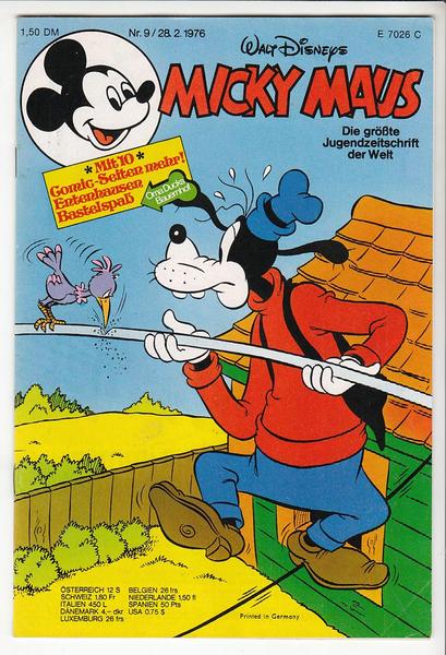 Micky Maus 1976: Nr. 9:
