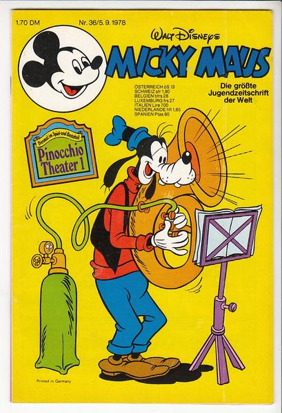 Micky Maus 1978: Nr. 36: