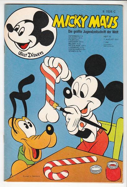 Micky Maus 1971: Nr. 32: