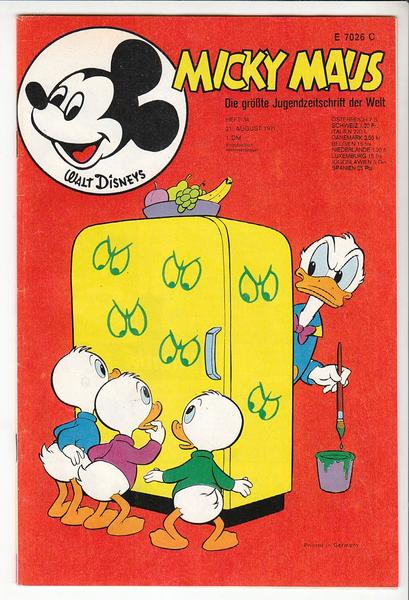 Micky Maus 1971: Nr. 34: