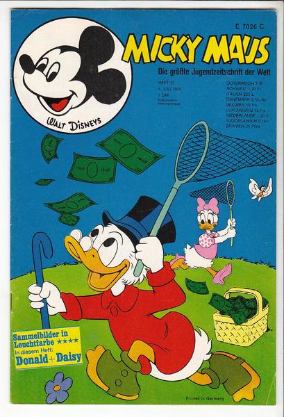 Micky Maus 1970: Nr. 27: