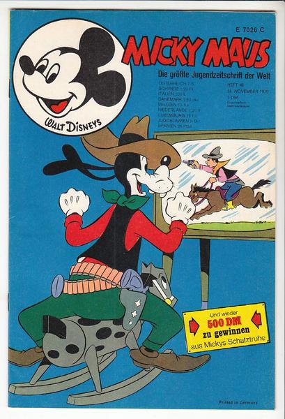 Micky Maus 1970: Nr. 46: