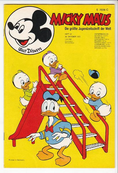 Micky Maus 1972: Nr. 44: