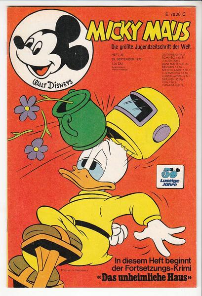 Micky Maus 1973: Nr. 39: