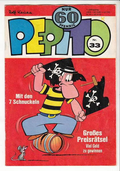 Pepito: 1972 (1. Jahrgang): Nr. 33