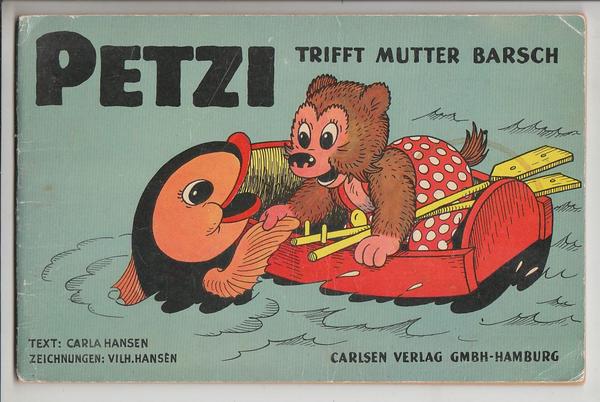 Petzi 5: Petzi trifft Mutter Barsch (1. Auflage, Querformat)