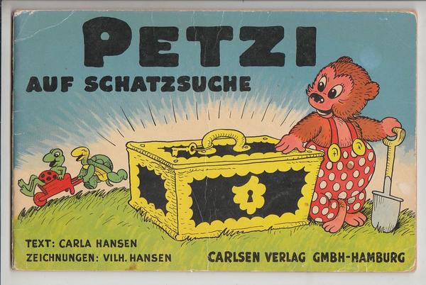 Petzi 6: Petzi auf Schatzsuche (1. Auflage, Querformat)