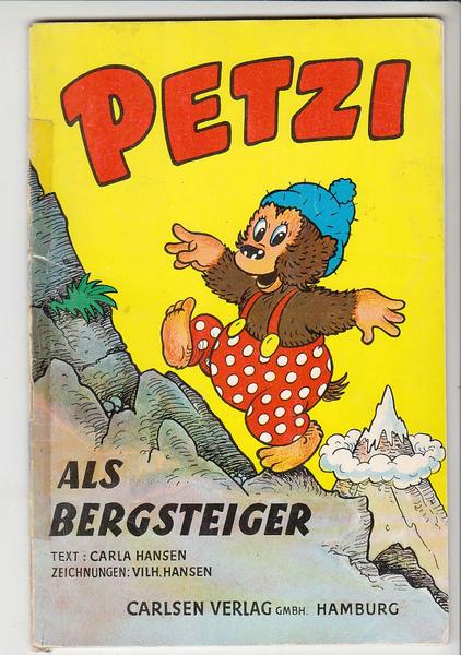 Petzi 9: Petzi als Bergsteiger (1. Auflage, Hochformat)