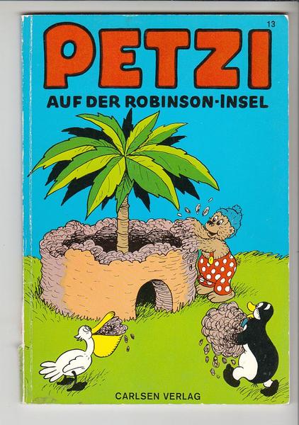 Petzi 14: Petzi auf der Robinson-Insel (höhere Auflagen)