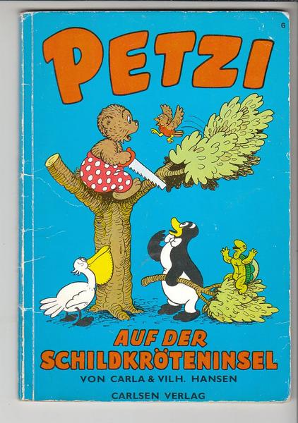 Petzi 8: Petzi auf der Schildkröteninsel (höhere Auflagen, Hochformat)