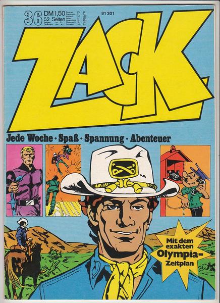 Zack 1972: Nr. 36: