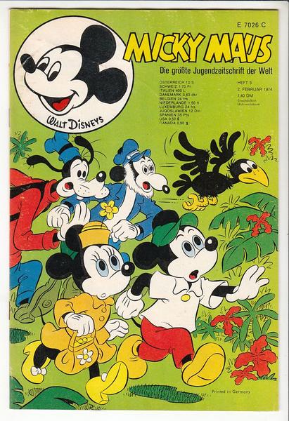 Micky Maus 1974: Nr. 5: