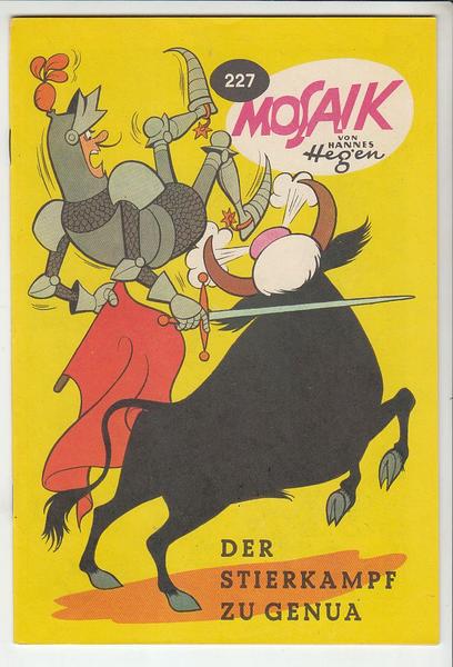 Mosaik 227: Der Stierkampf zu Genua