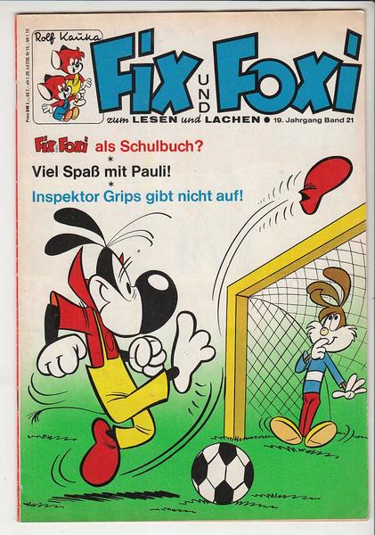 Fix und Foxi: 19. Jahrgang - Nr. 21