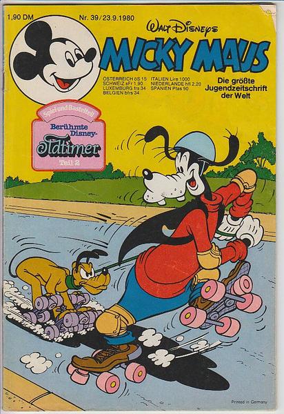 Micky Maus 1980: Nr. 39:
