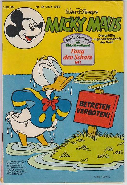 Micky Maus 1980: Nr. 35: