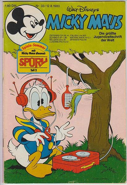 Micky Maus 1980: Nr. 33:
