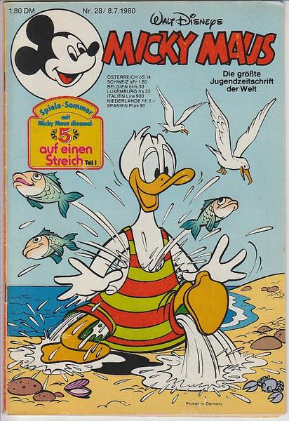 Micky Maus 1980: Nr. 28: