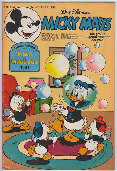 Micky Maus 1980: Nr. 46: