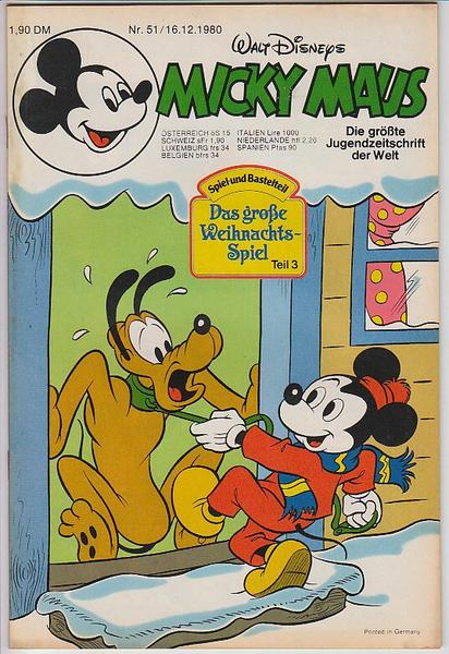 Micky Maus 1980: Nr. 51: