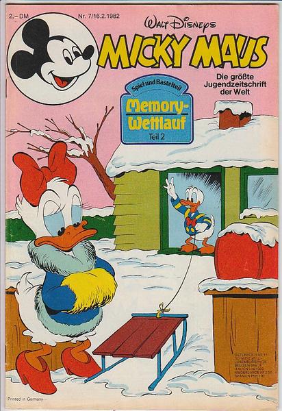 Micky Maus 1982: Nr. 7: