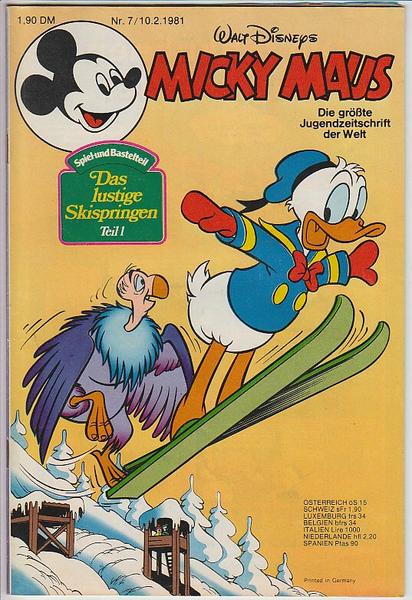 Micky Maus 1981: Nr. 7: