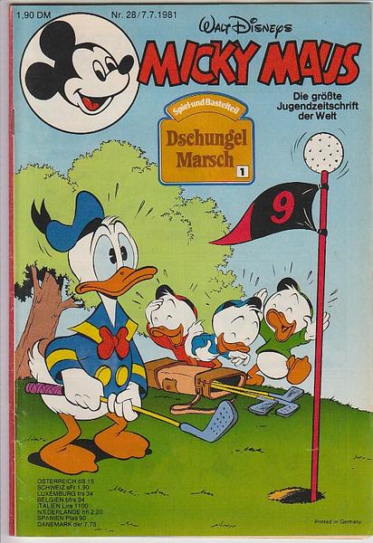 Micky Maus 1981: Nr. 28: